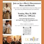 2024 Men's Discernment Mass and Brunch flier