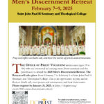 2025 Men's Discernment Retreat flyer