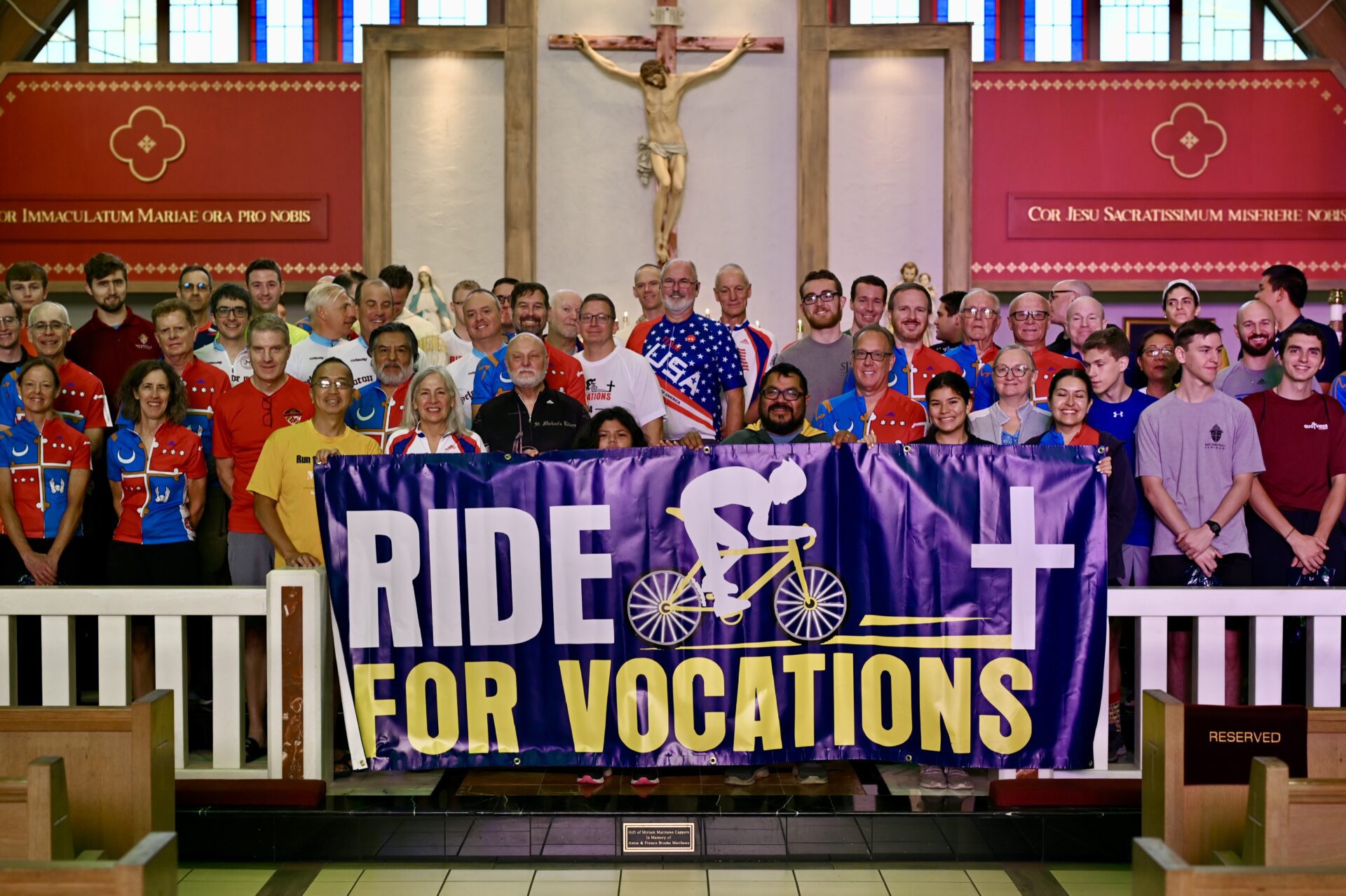 2024 Group photo from Ride for Vocations